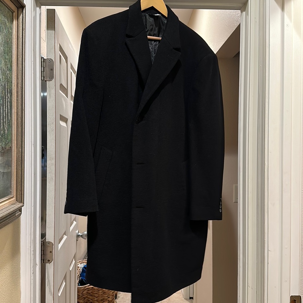 Men’s wool long coat